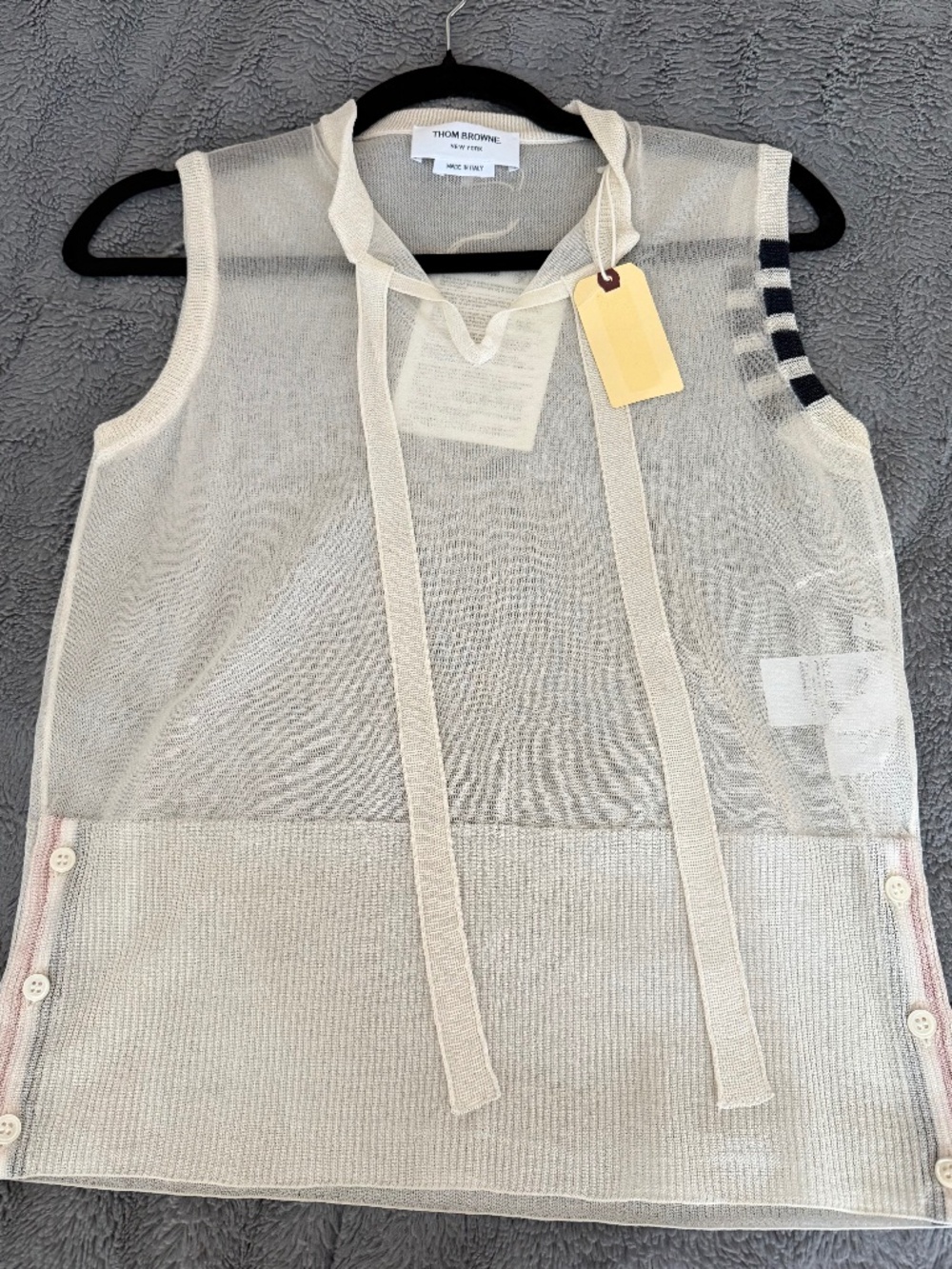 Thom browne silk top